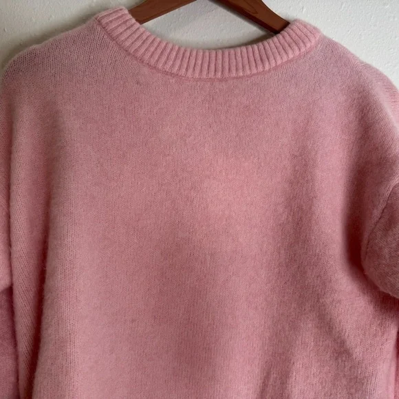 Sezane Blush Pink Amiel Jumper Sweater - Picture 3 of 6